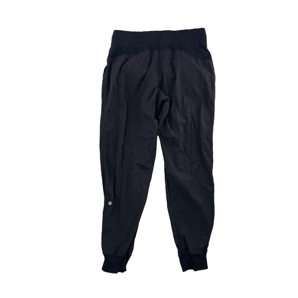 Lululemon Dance Studio Mid-Rise Jogger Size 10 Black 28 Inseam Drawstring AB17